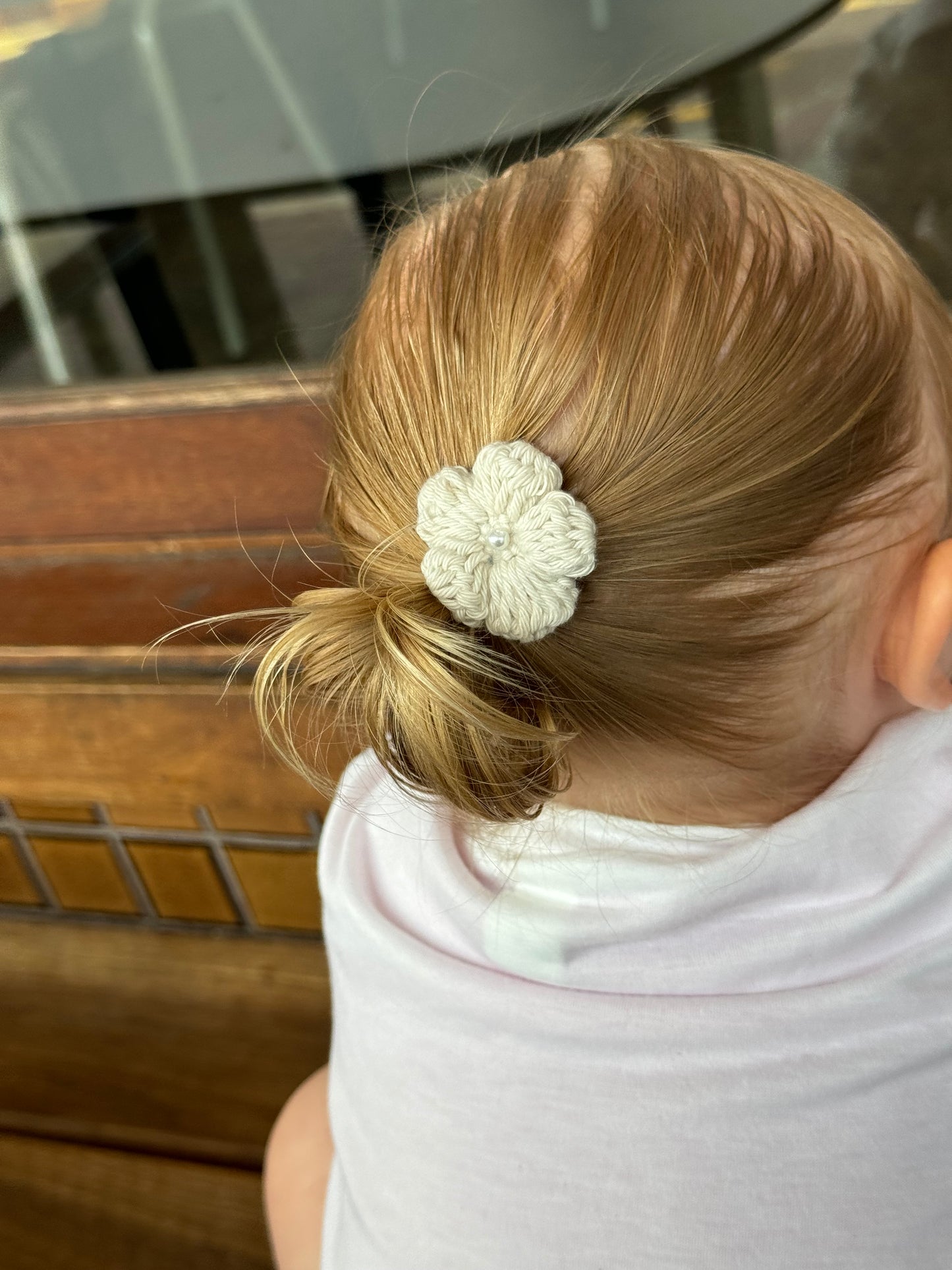 Isla Clip - Handmade Crochet Flower Clip