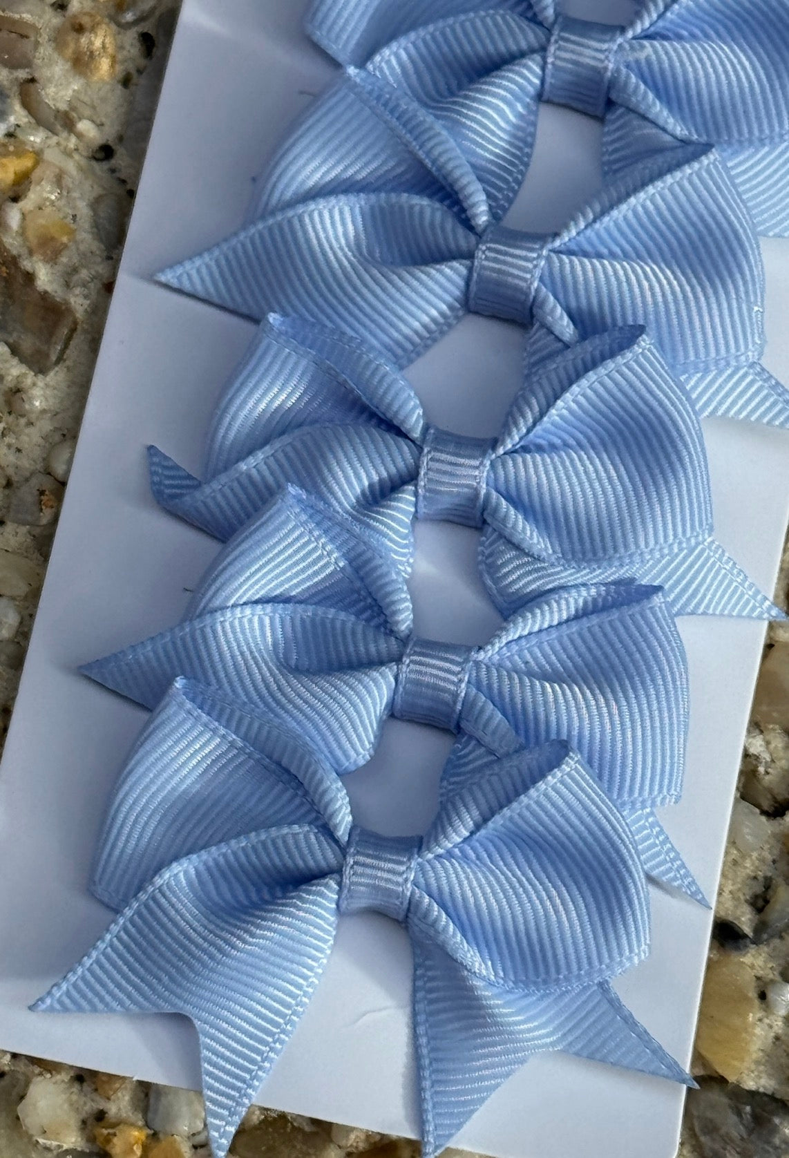 Wren Bow Clip - Powder Blue