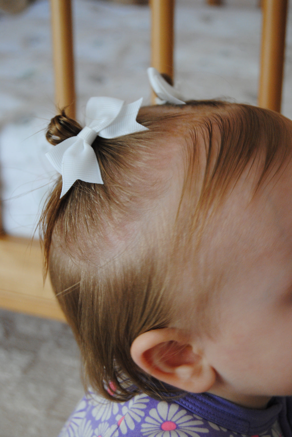 Elle Hair ties - White