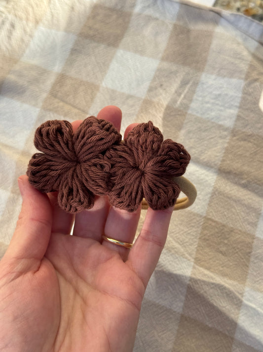 SAMPLE Crochet Flower Headband