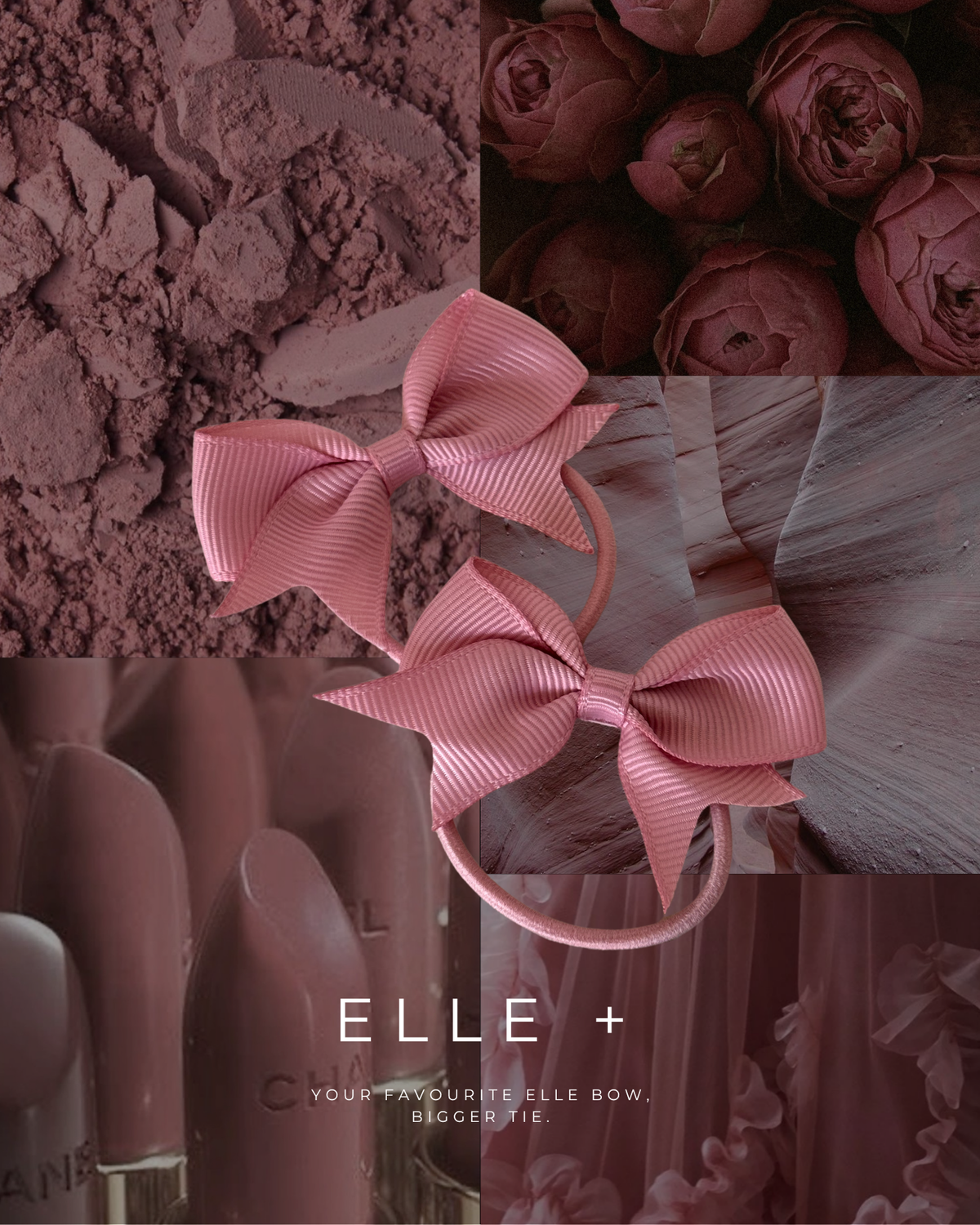 Elle + Hair ties - Blush