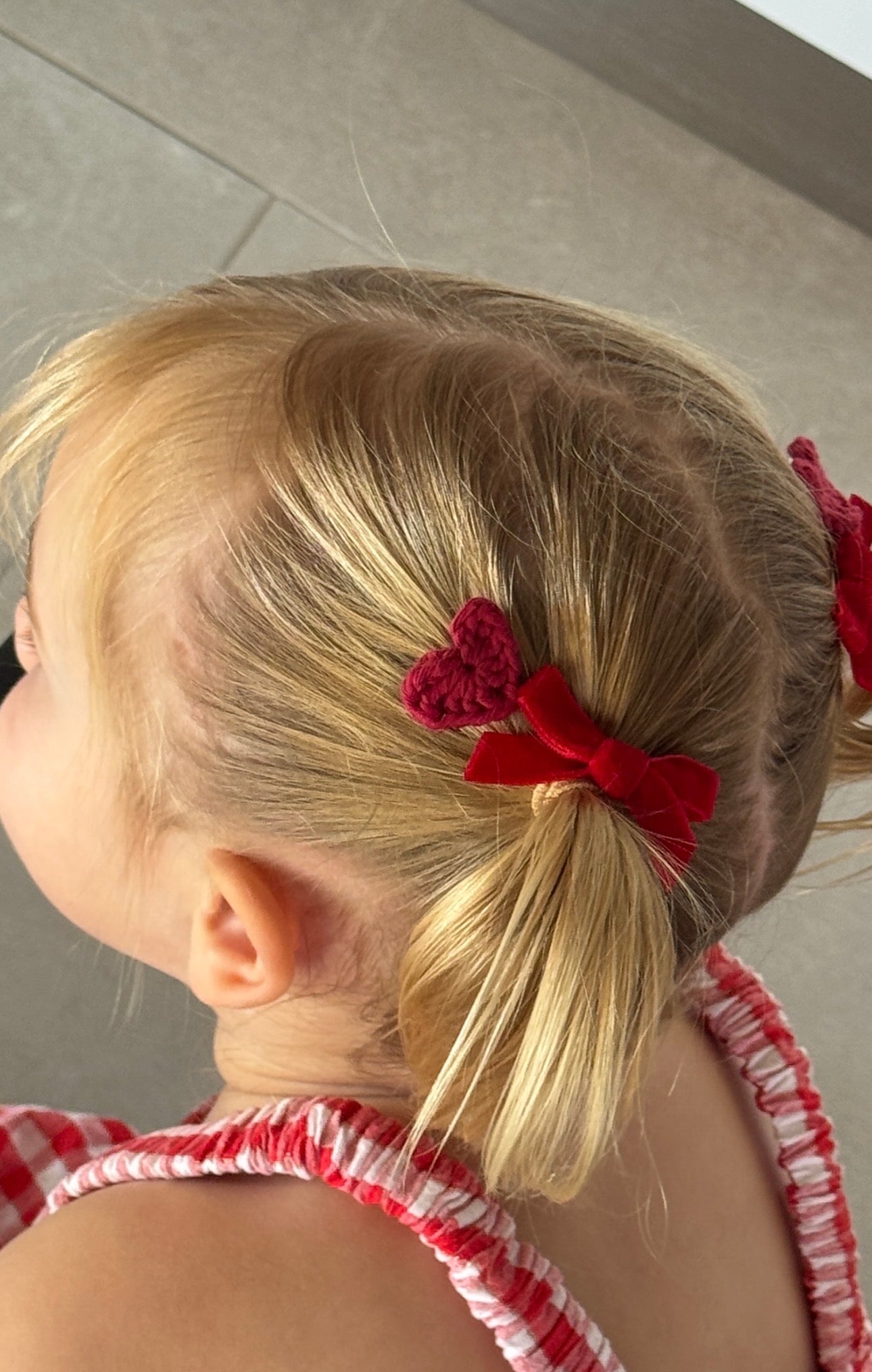 Cara Clips 2.0 - Handmade Crochet Heart Clips