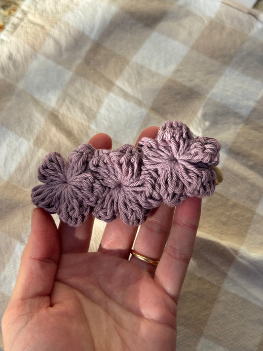 SAMPLE Crochet Flower Headband