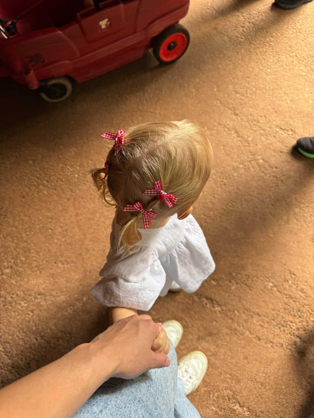 Atty Mini Bow Set - Red Checker