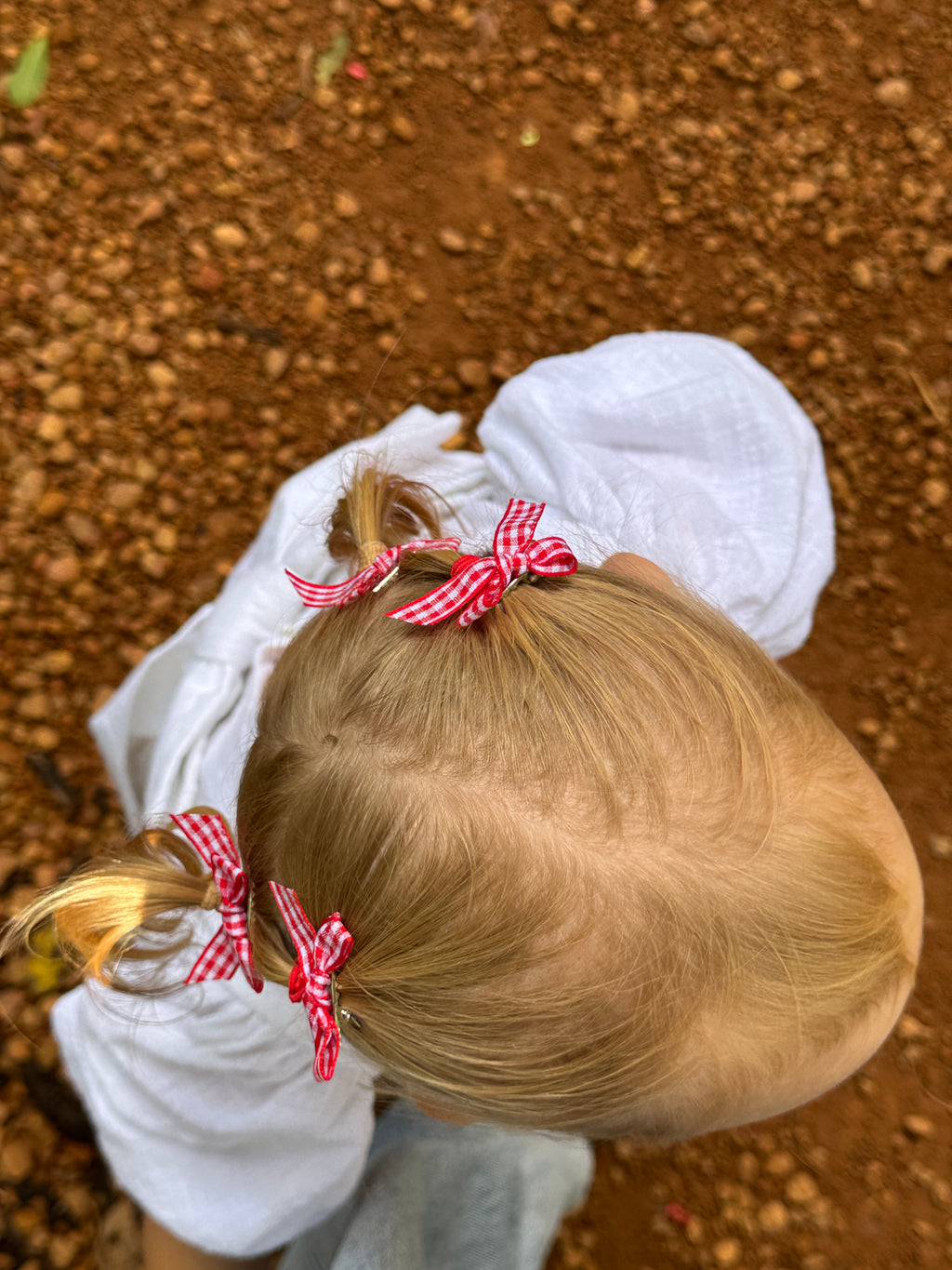 Atty Mini Bow Set - Red Checker