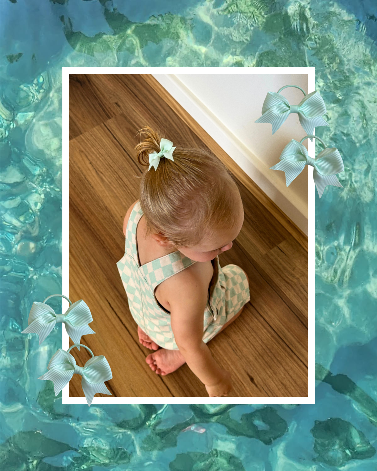 Elle Hair ties - Turquoise