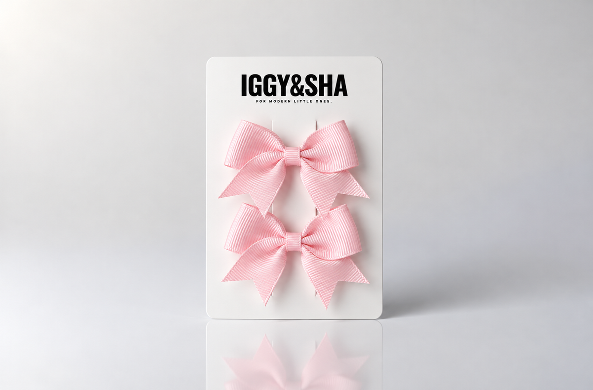 Wren Bow Clip - Pink