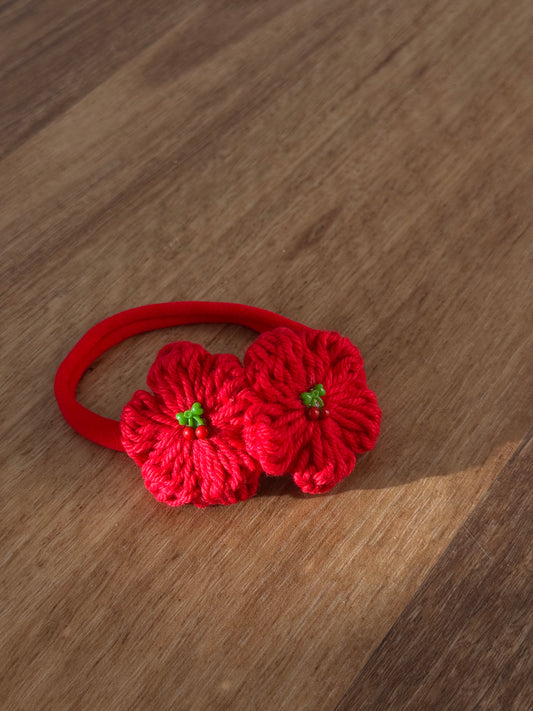 Ayla Cherry Flower Headband
